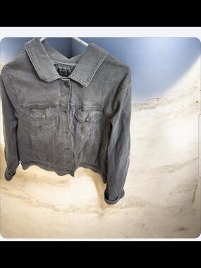 torrid Gray Washed Denim Jacket - Classic Trucker